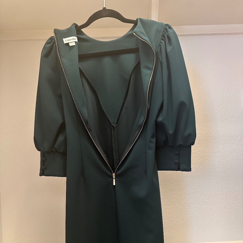 Calvin Klein Puff Sleeve Dress